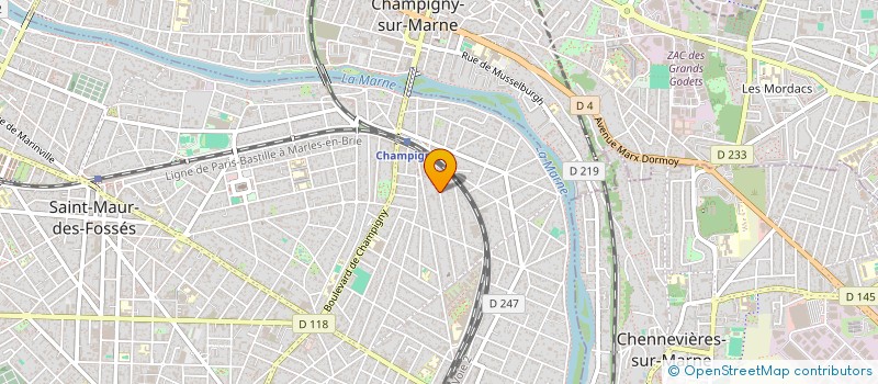 localisation de l'entreprise SCI CORIOLAN à SAINT-MAUR-DES-FOSSES