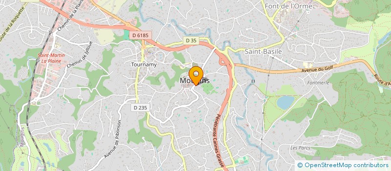 localisation de l'entreprise SCI CORION à MOUGINS