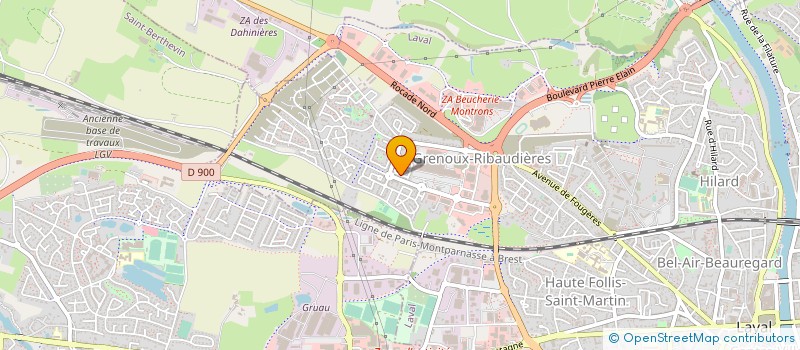 localisation de l'entreprise SCI CORISA à LAVAL