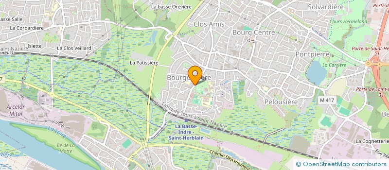 localisation de l'entreprise SCI CORLAY-CASTEL  SAINT-HERBLAIN