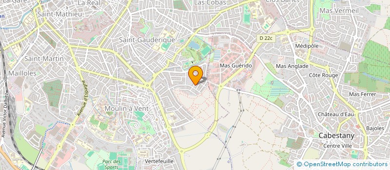 localisation de l'entreprise SCI CORLEONE  PERPIGNAN
