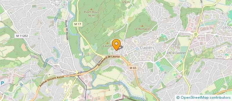 localisation de l'entreprise SCI CORLEONE  CLAPIERS