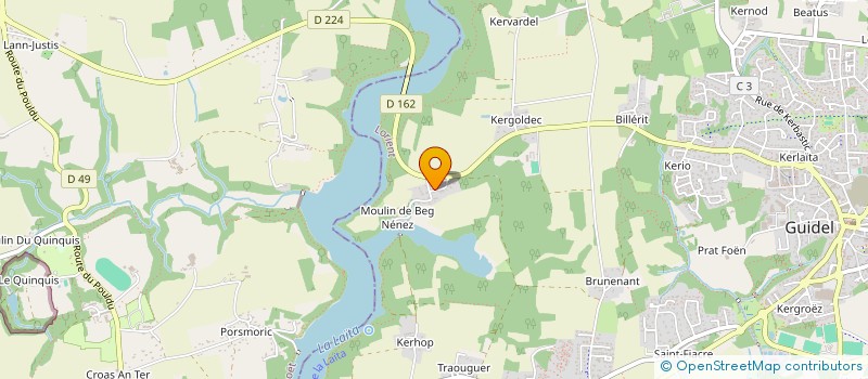 localisation de l'entreprise SCI CORLID  GUIDEL