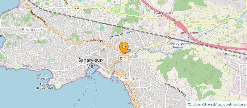 localisation de l'entreprise SCI CORLIVIA à SANARY-SUR-MER