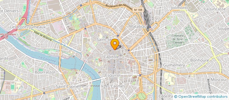 localisation de l'entreprise SCI CORLY à TOULOUSE