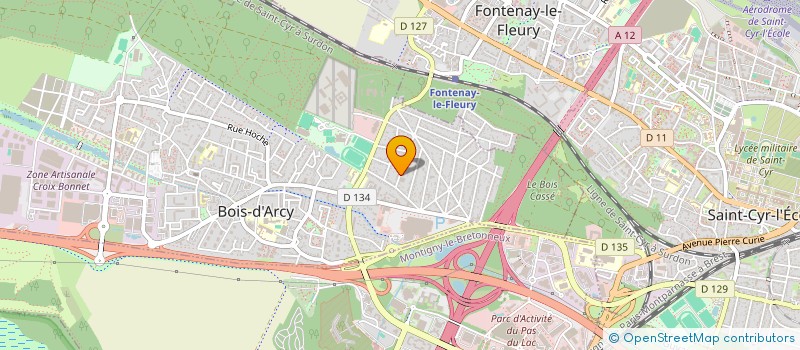 localisation de l'entreprise SCI CORMA-IMMO  BOIS-D'ARCY