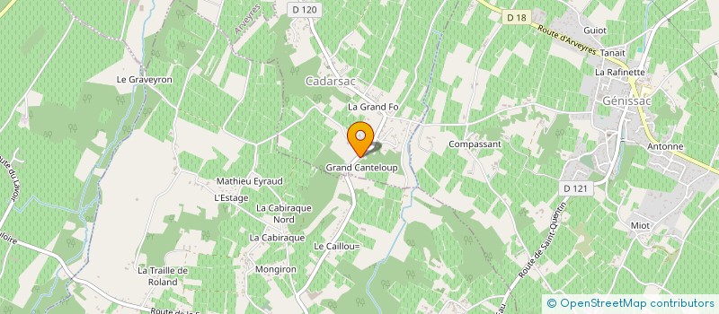 localisation de l'entreprise SCI CORMAY  CADARSAC