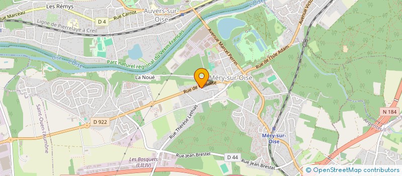 localisation de l'entreprise SCI CORMEILLOISE  MERY-SUR-OISE