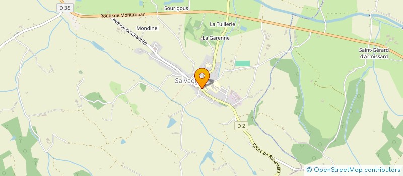 localisation de l'entreprise SCI CORMENIER  SALVAGNAC