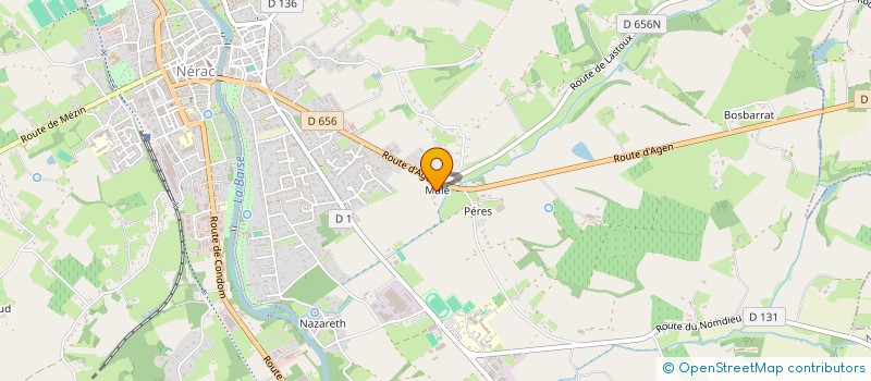 localisation de l'entreprise SCI CORMIC-LAFFITE  NERAC