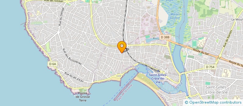 localisation de l'entreprise SCI CORMIER à SAINT-GILLES-CROIX-DE-VIE