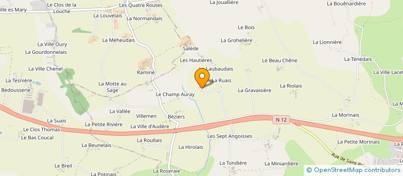 localisation de l'entreprise SCI CORMIER-LEPINAY  BEDEE