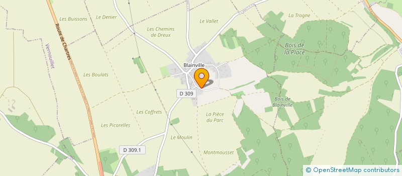 localisation de l'entreprise SCI CORMONTAIGNE à MARVILLE-MOUTIERS-BRULE