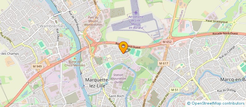 localisation de l'entreprise SCI CORMONTAIGNE  MARQUETTE-LEZ-LILLE