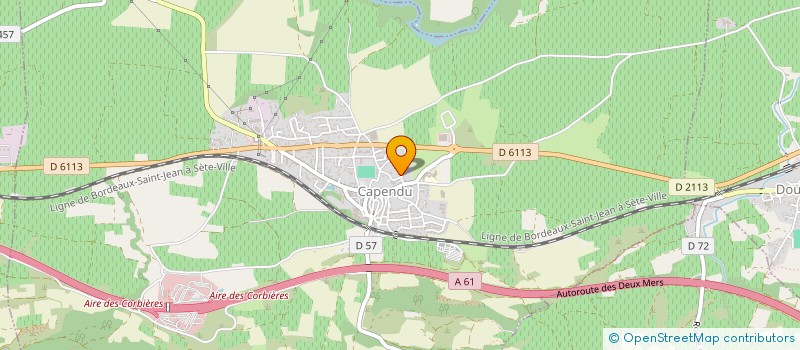 localisation de l'entreprise SCI CORNA HARANT  CAPENDU