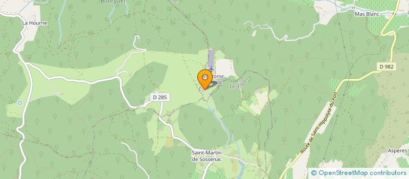 localisation de l'entreprise SCI CORNADEL  TORNAC