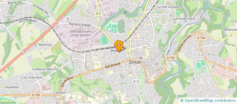 localisation de l'entreprise SCI CORNALINE  DINAN