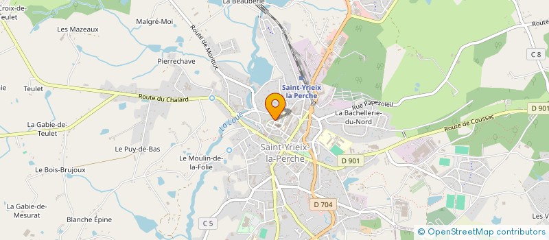 localisation de l'entreprise SCI CORNANURE à SAINT-YRIEIX-LA-PERCHE