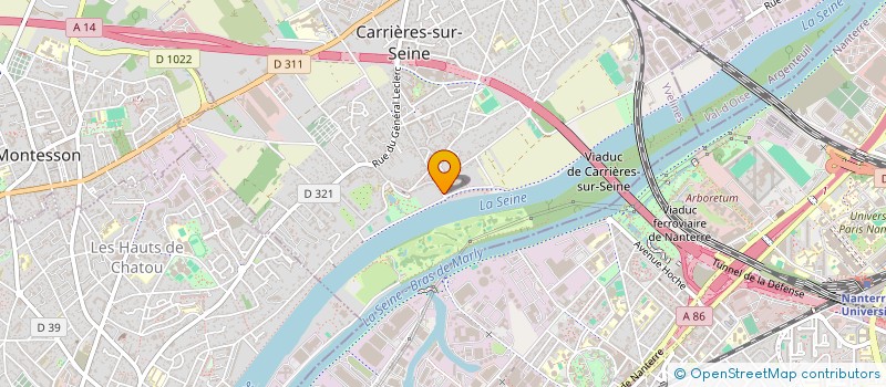 localisation de l'entreprise SCI CORNE-TERRIAC  CARRIERES-SUR-SEINE