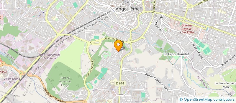 localisation de l'entreprise SCI CORNEILLE à ANGOULEME