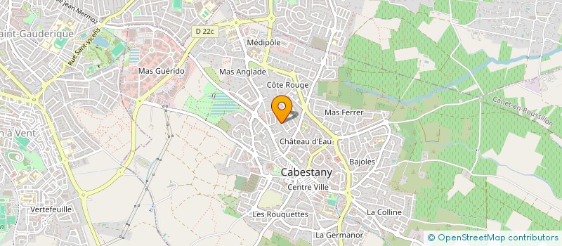 localisation de l'entreprise SCI CORNEILLE  CABESTANY