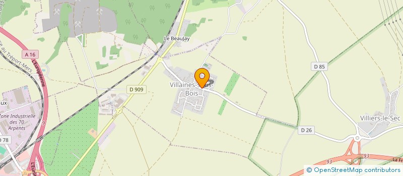 localisation de l'entreprise SCI CORNEILLE  VILLAINES-SOUS-BOIS