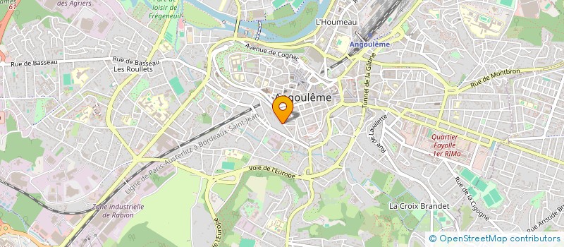localisation de l'entreprise SCI CORNEILLE & RACINES à ANGOULEME