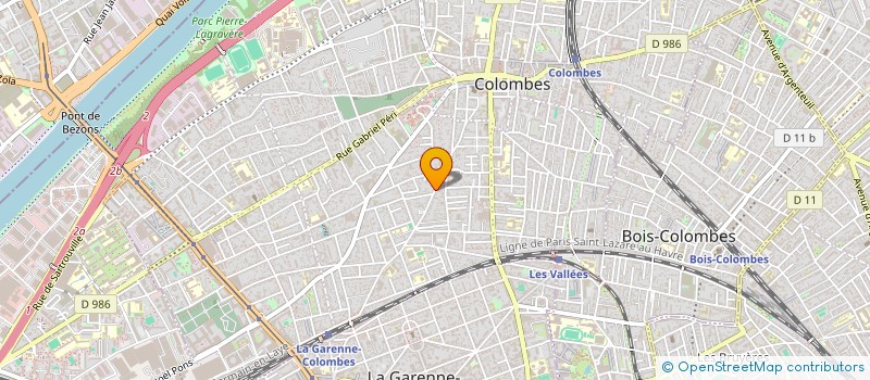 localisation de l'entreprise SCI CORNEILLES OUEST  COLOMBES