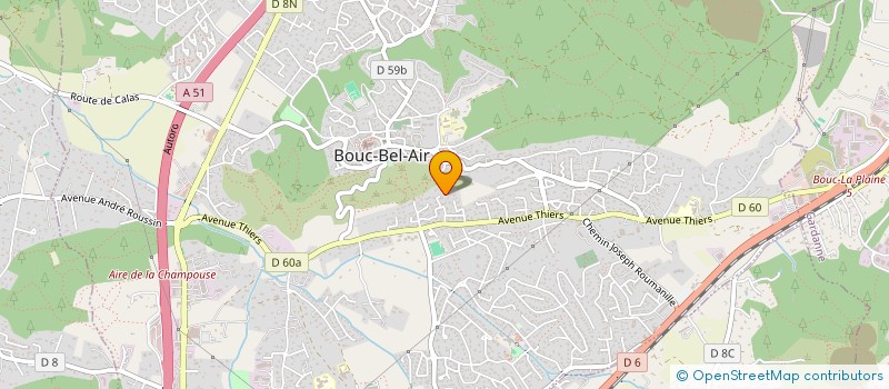 localisation de l'entreprise SCI CORNELIUS à BOUC-BEL-AIR
