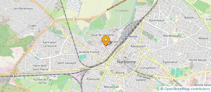 localisation de l'entreprise SCI CORNELOUP à NARBONNE