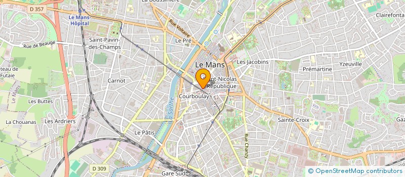 localisation de l'entreprise SCI CORNETPSY  LE MANS