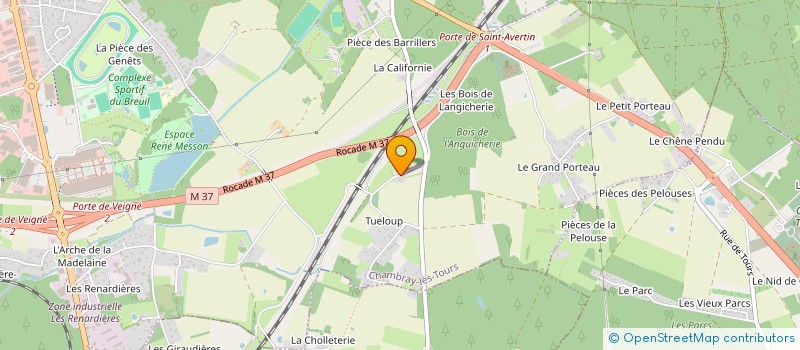 localisation de l'entreprise SCI CORNETTO'S FROGS INC  CHAMBRAY-LES-TOURS