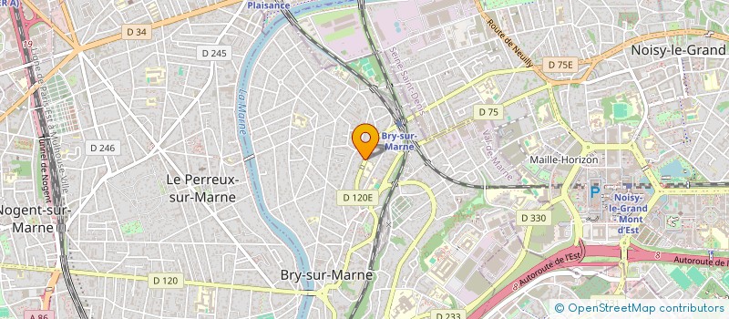 localisation de l'entreprise SCI CORNEVIN BERTHOU à BRY SUR MARNE