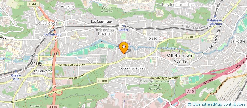 localisation de l'entreprise SCI CORNICETCO à VILLEBON-SUR-YVETTE