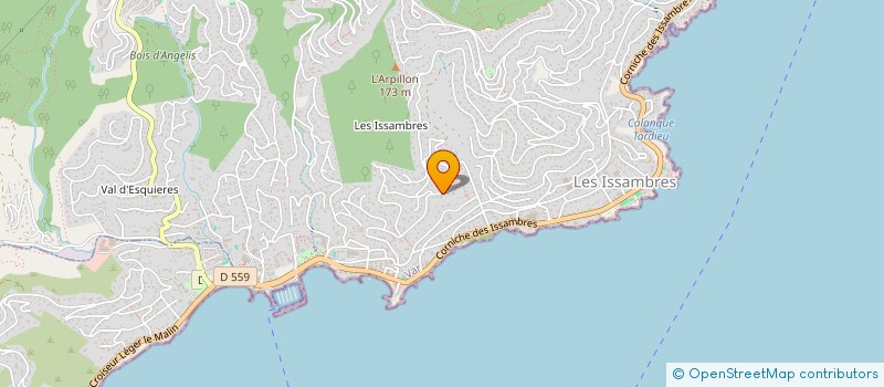 localisation de l'entreprise SCI CORNICHE 400  ROQUEBRUNE-SUR-ARGENS