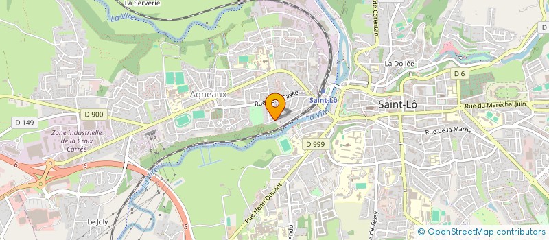 localisation de l'entreprise SCI CORNICHE DE LA FALAISE  AGNEAUX