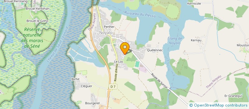 localisation de l'entreprise SCI CORNIER CAZOULAT  THEIX-NOYALO