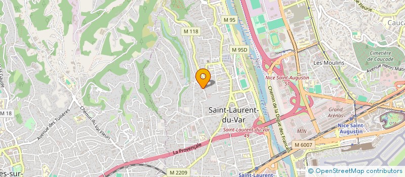 localisation de l'entreprise SCI CORNIGLION à SAINT-LAURENT-DU-VAR