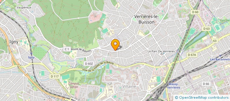 localisation de l'entreprise SCI CORNILLEAU-COULANGES à VERRIERES-LE-BUISSON
