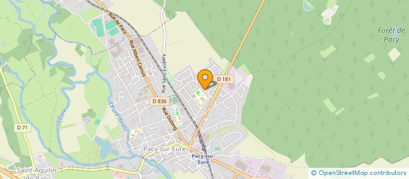 localisation de l'entreprise SCI CORNILLOT  PACY-SUR-EURE