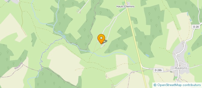 localisation de l'entreprise SCI CORNIQUET-DELSOL  BAALONS