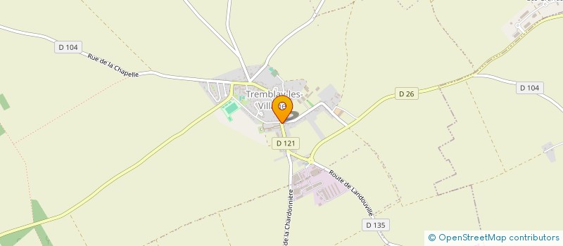 localisation de l'entreprise SCI CORNU - PELLETIER à TREMBLAY-LES-VILLAGES