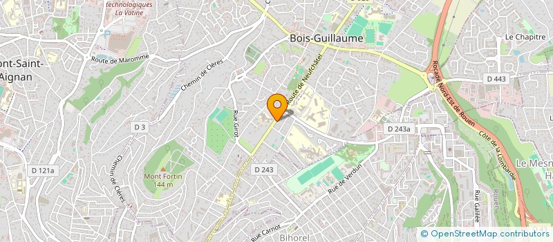 localisation de l'entreprise SCI CORNU-PIERRE 1 à BOIS-GUILLAUME