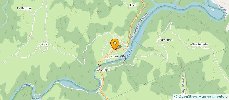 localisation de l'entreprise SCI CORNUT à NEUVEGLISE-SUR-TRUYERE