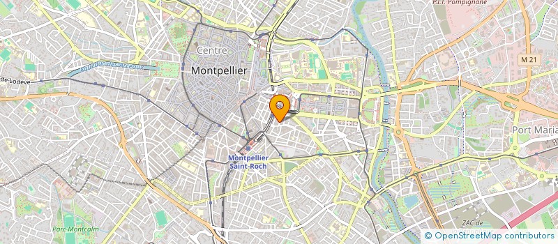 localisation de l'entreprise SCI CORO à MONTPELLIER