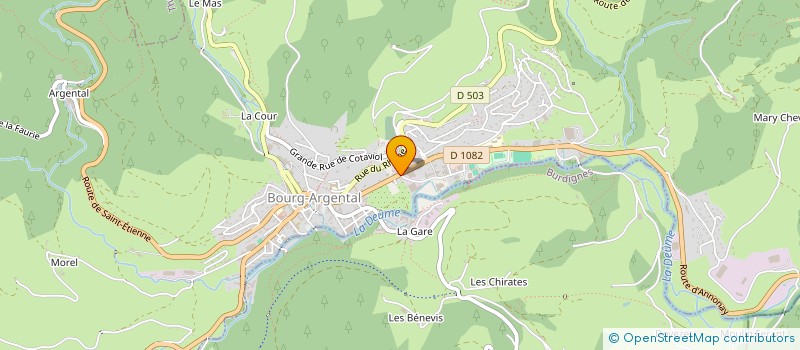 localisation de l'entreprise SCI CORO  BOURG-ARGENTAL