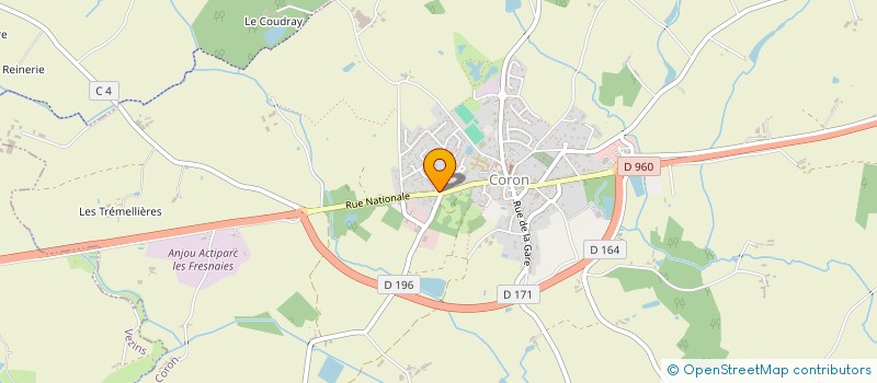 localisation de l'entreprise SCI CORO NOT  CORON