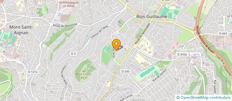 localisation de l'entreprise SCI COROLI à BOIS-GUILLAUME