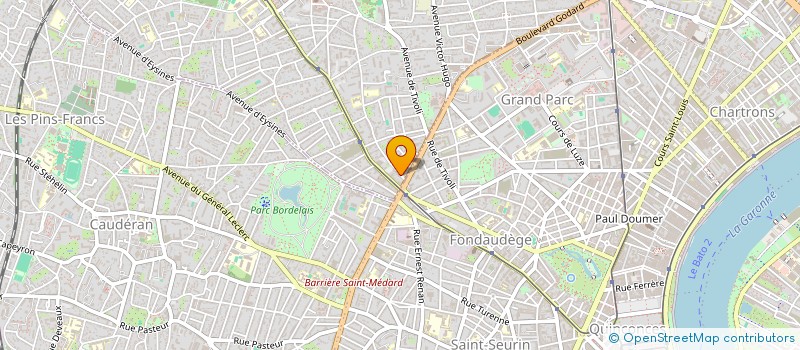 localisation de l'entreprise SCI COROMANDEL  LE BOUSCAT