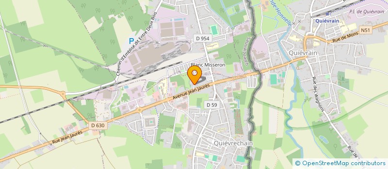 localisation de l'entreprise SCI CORON  QUIEVRECHAIN